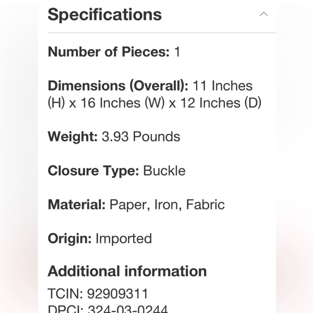 NWT Hearth & Hand Woven Picnic Basket with Red Orange Straps - Picture 10 of 10